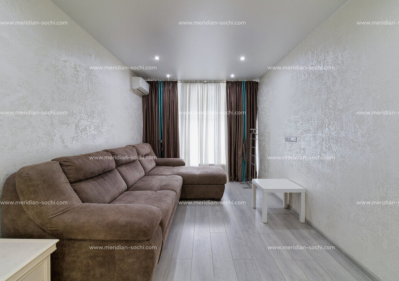 2 комнатный апартамент 70 м². Апартаменты Меридиан Сочи.