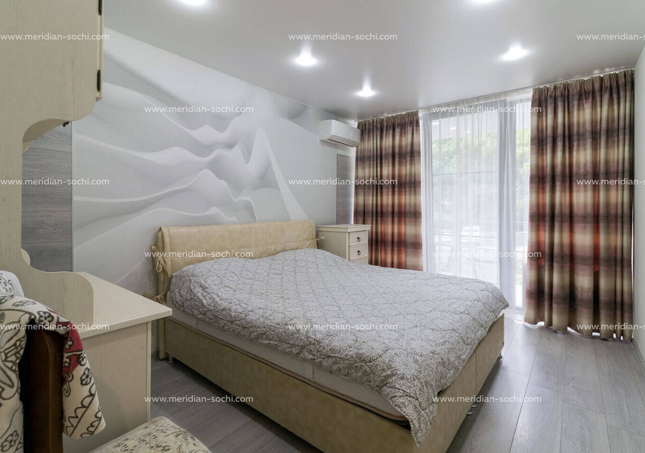 2 комнатный апартамент 70 м². Апартаменты Меридиан Сочи.