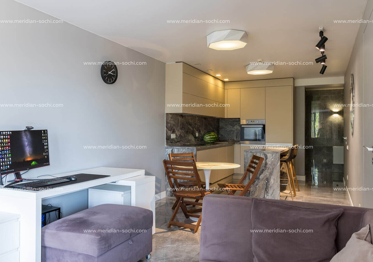 Meridian–3235 Двухуровневый апартамент в Сочи – Купить в АК «Меридиан»