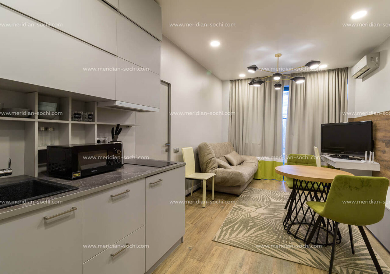 Meridian–3463 Оригинальные апартаменты 42 м² - Купить в АК «Меридиан»