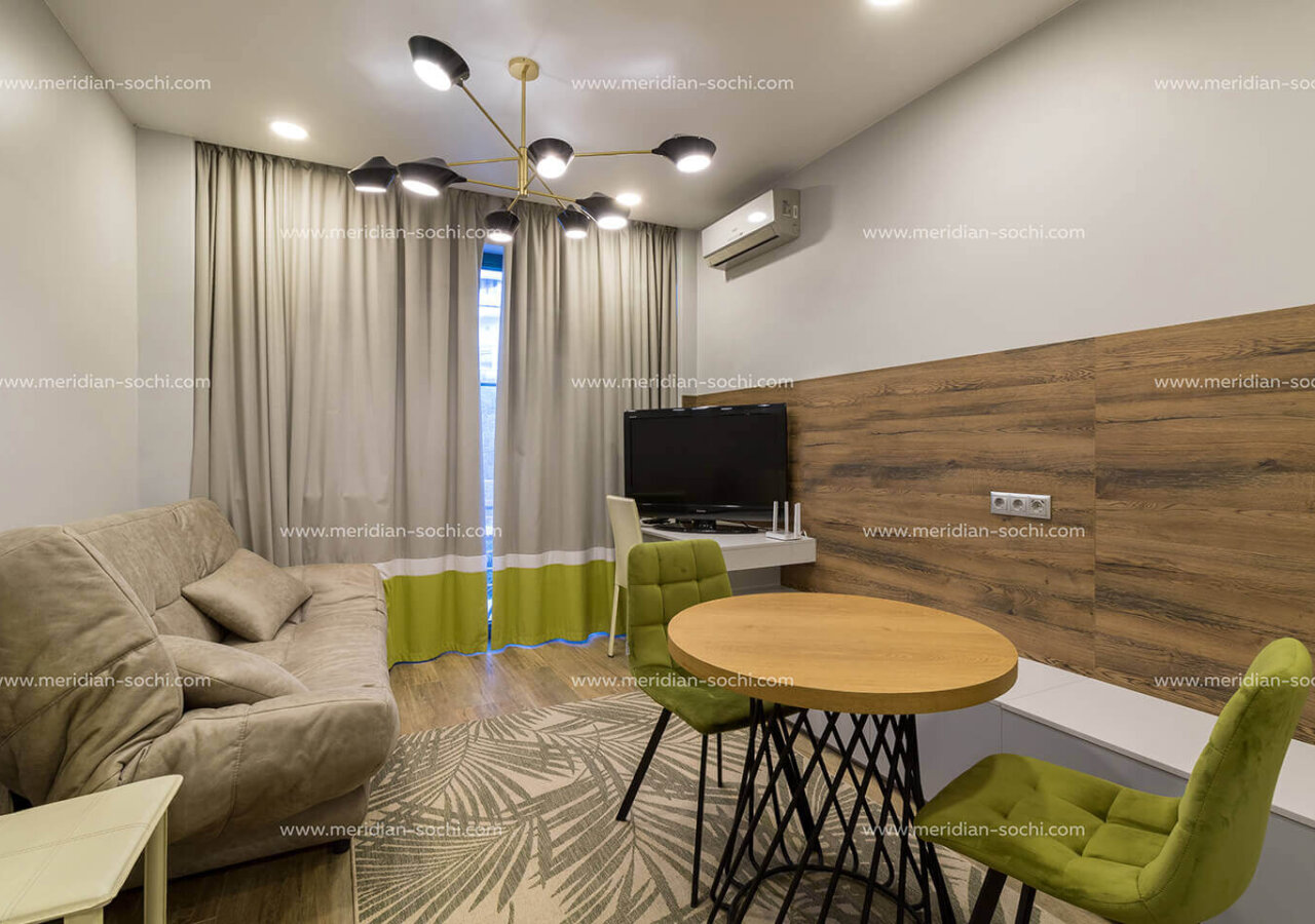 Meridian–3464 Оригинальные апартаменты 42 м² - Купить в АК «Меридиан»