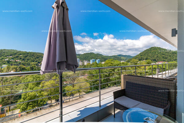 Студия 35 м² с видом на горы - Купить в АК «Меридиан»