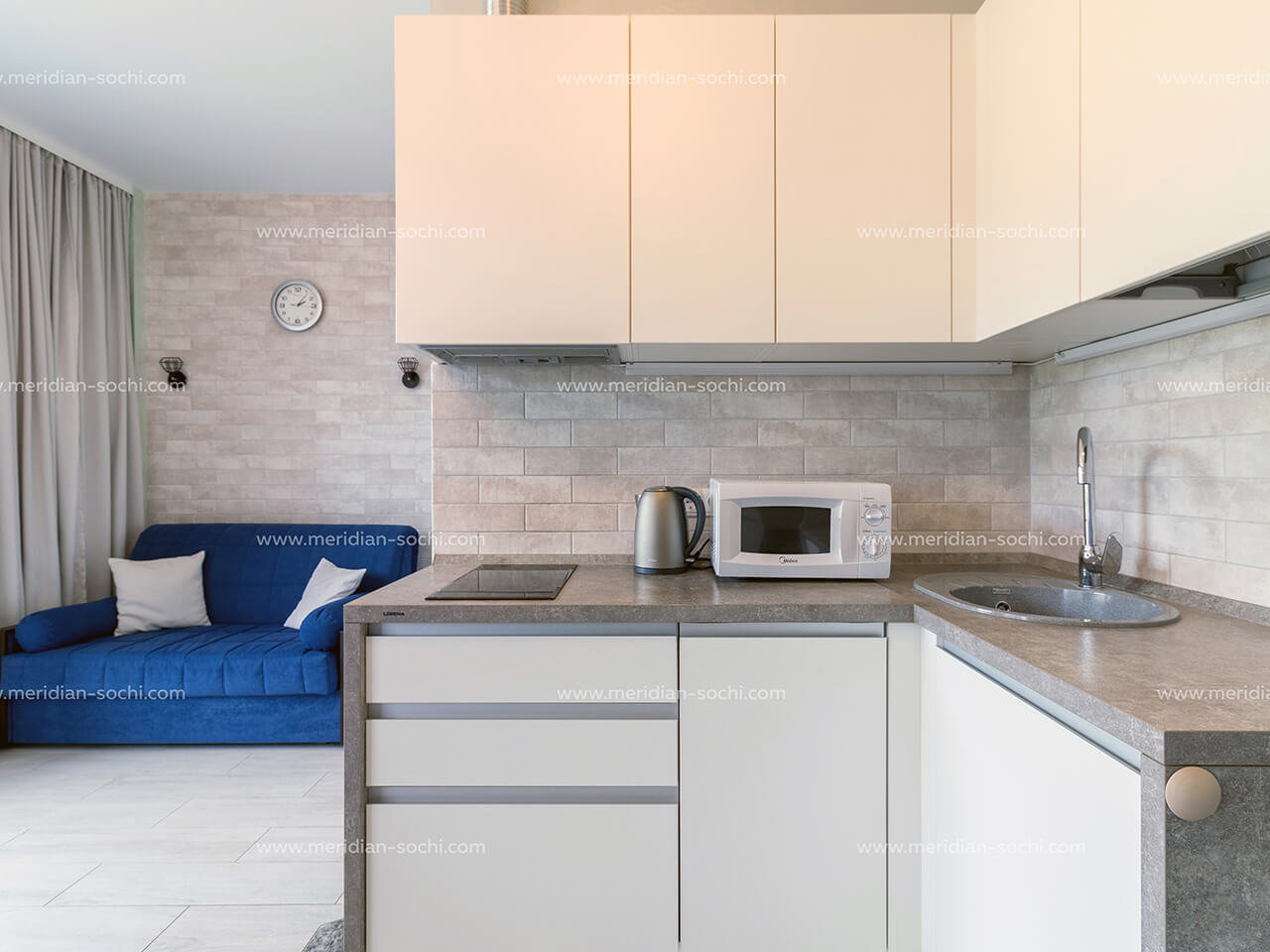 Meridian-0972 Комфортная студия 35 м² в Сочи