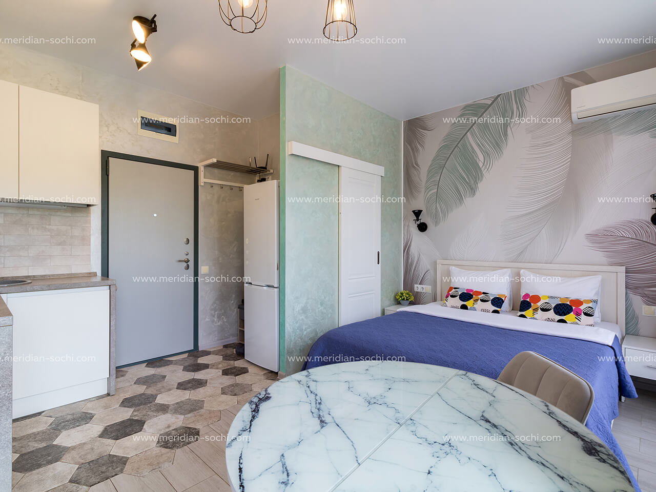 Meridian-0996 Комфортная студия 35 м² в Сочи
