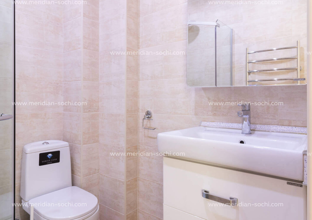 Meridian-1028 Просторная студия в Сочи 40 м²