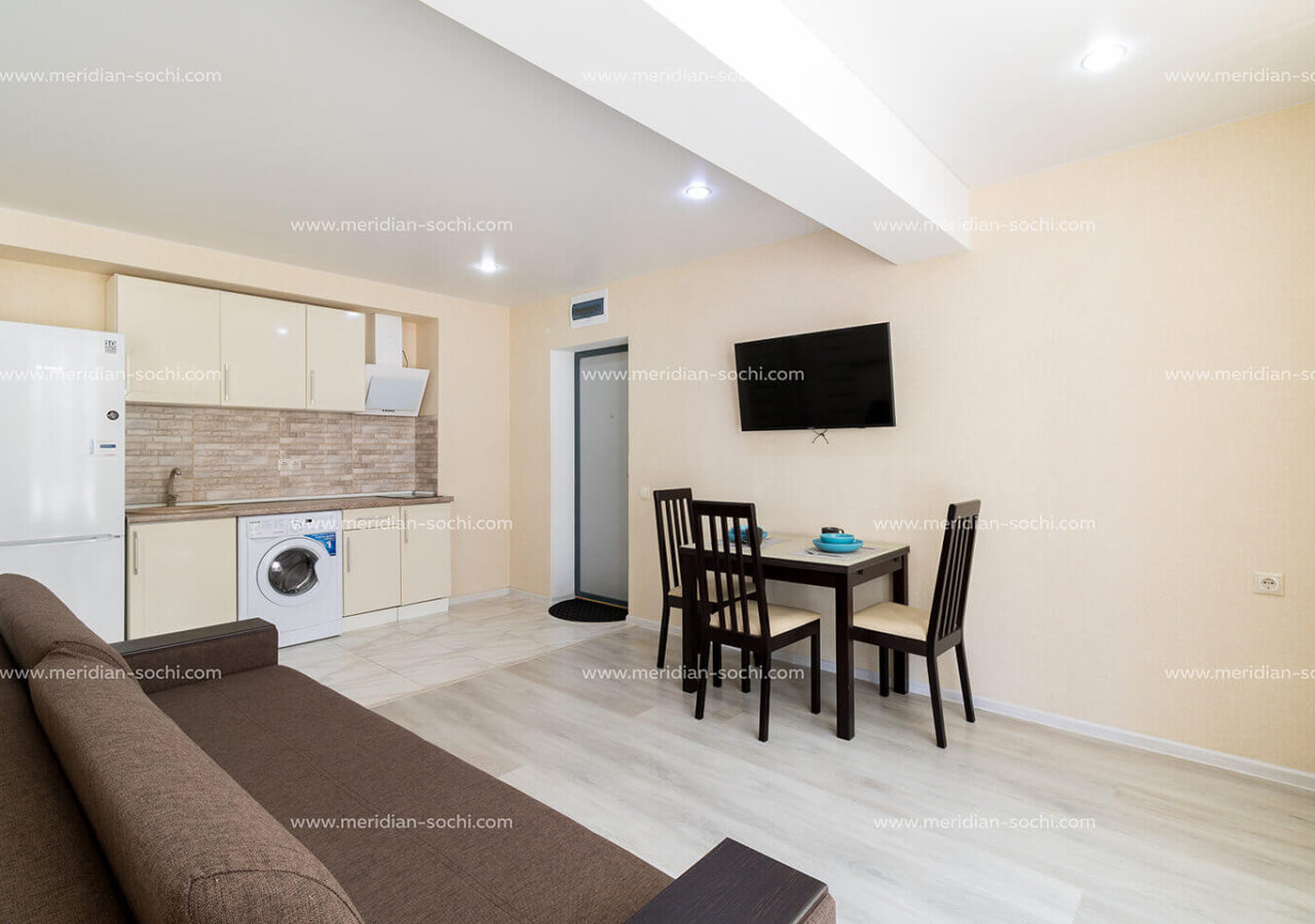 Meridian-1036 Просторная студия в Сочи 40 м²