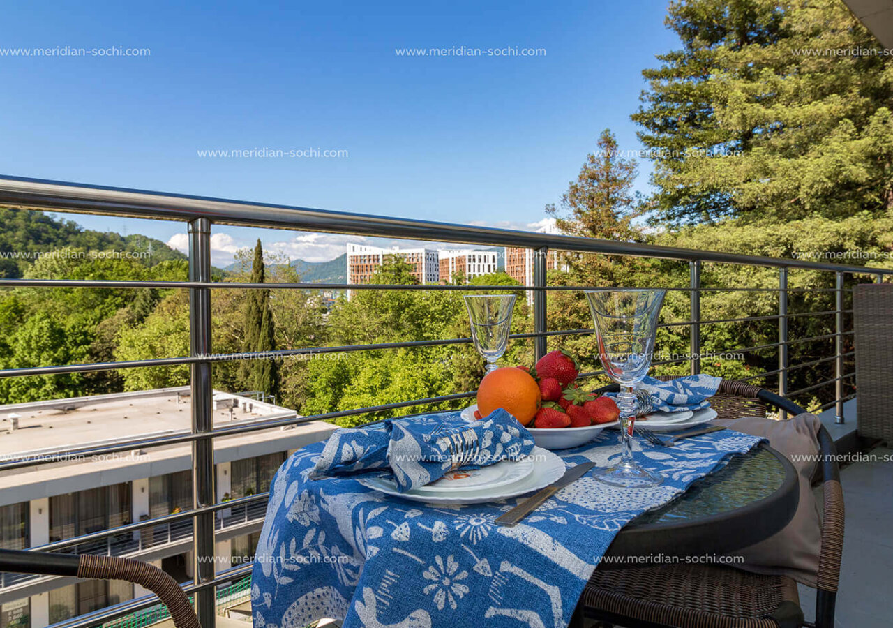 Студия 35м² с видом на горы