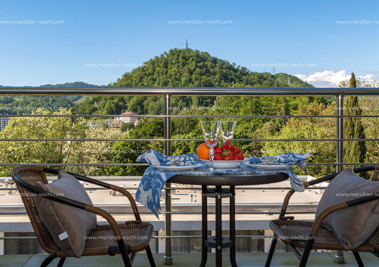 Студия 35м² с видом на горы