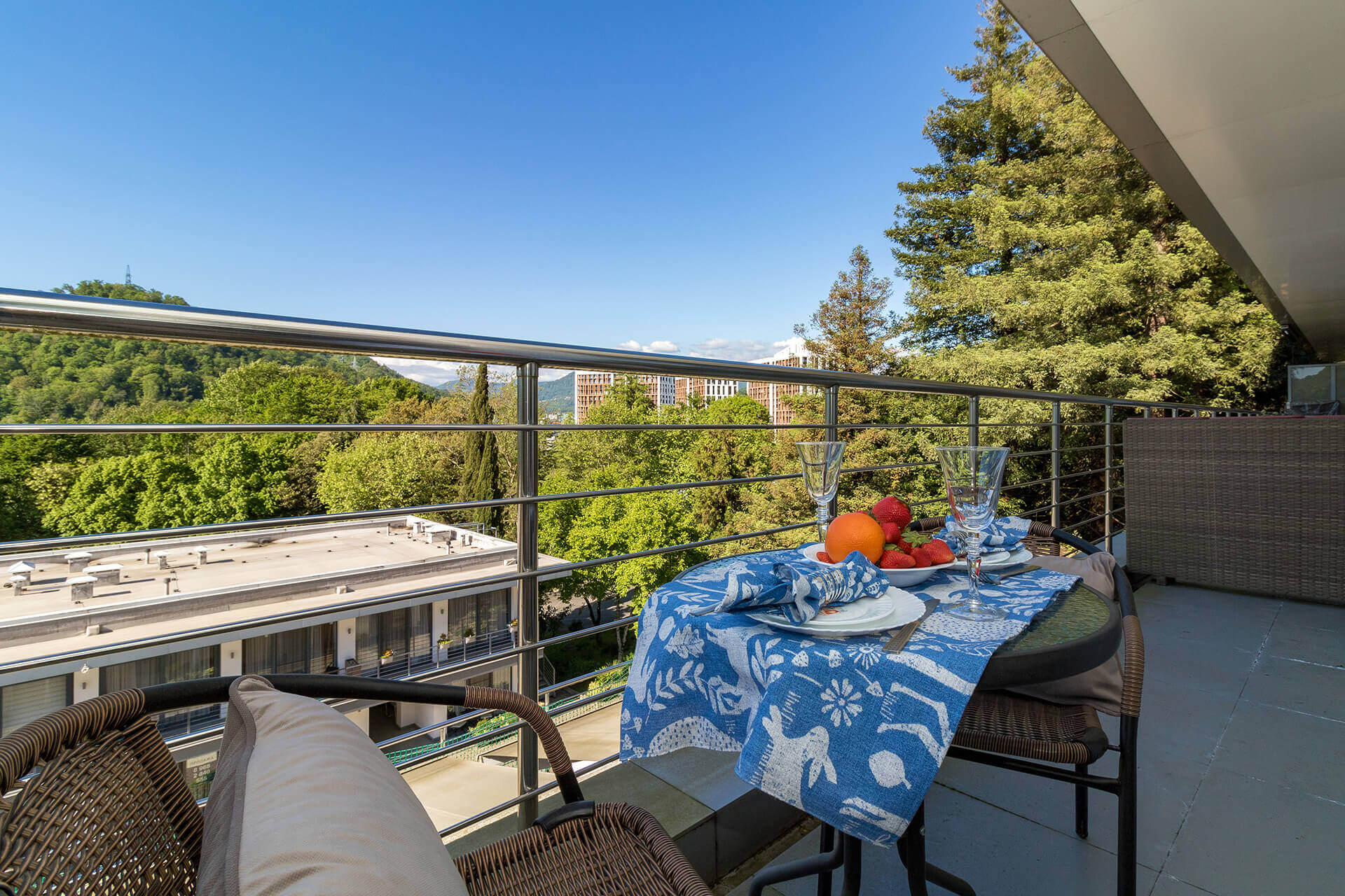 Студия 35м² с видом на горы