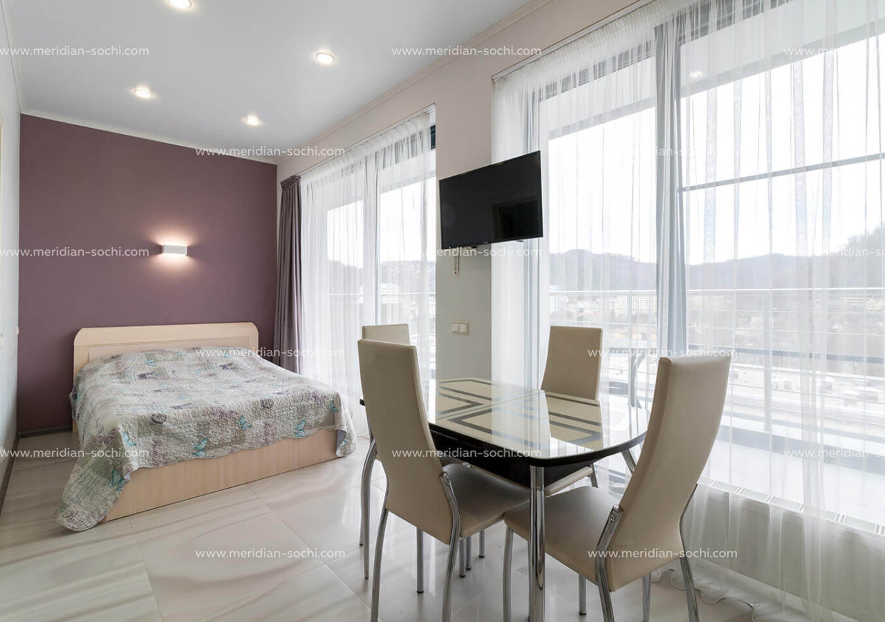 Студия 35м² с видом на горы