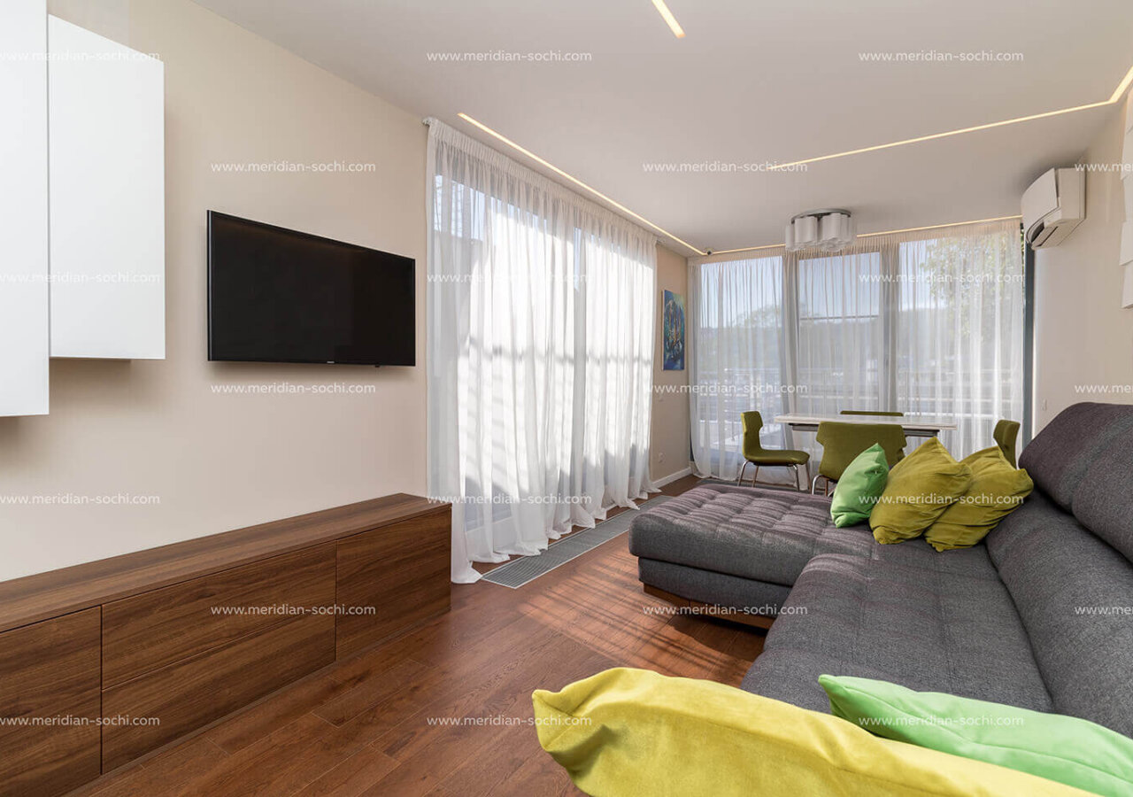стильные апартаменты с террасой в Сочи