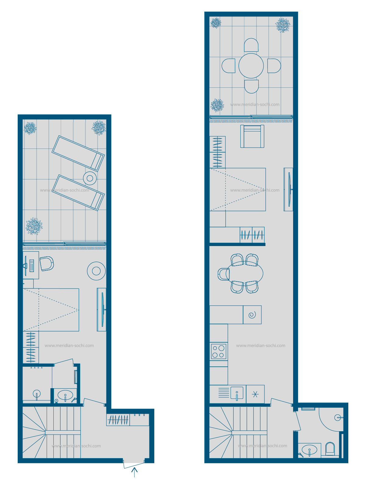 Готовый апартамент 87 м² в два уровня