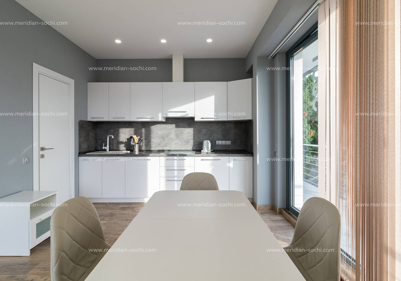 Meridian1731 Студия с видом на море и горы в Сочи