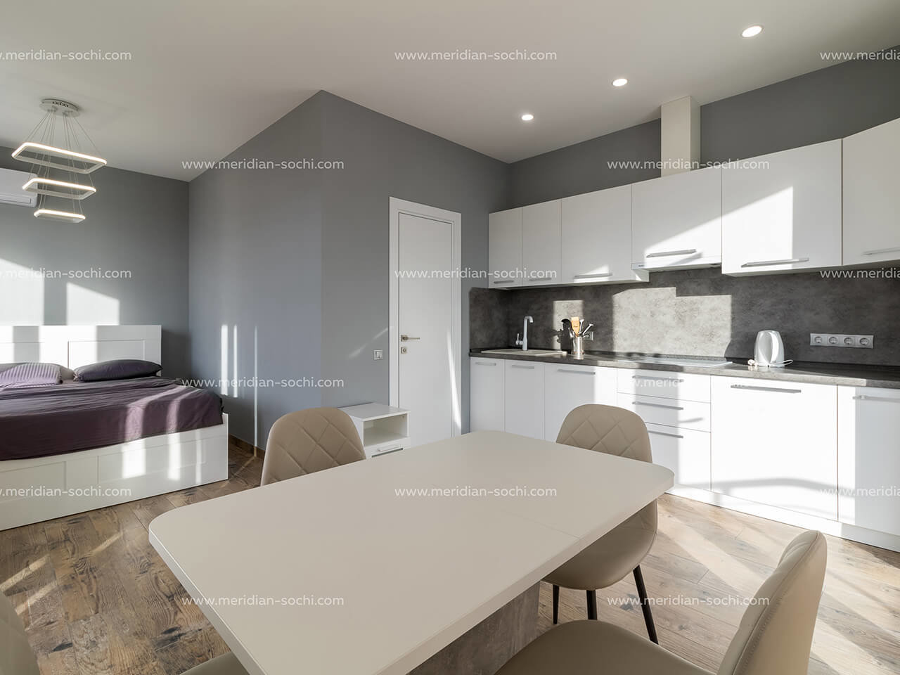 Meridian1732 Студия с видом на море и горы в Сочи