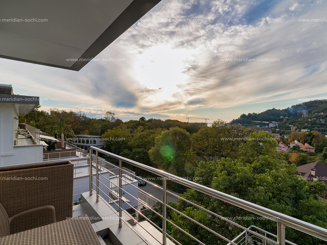 Meridian1739 Студия с видом на море и горы в Сочи