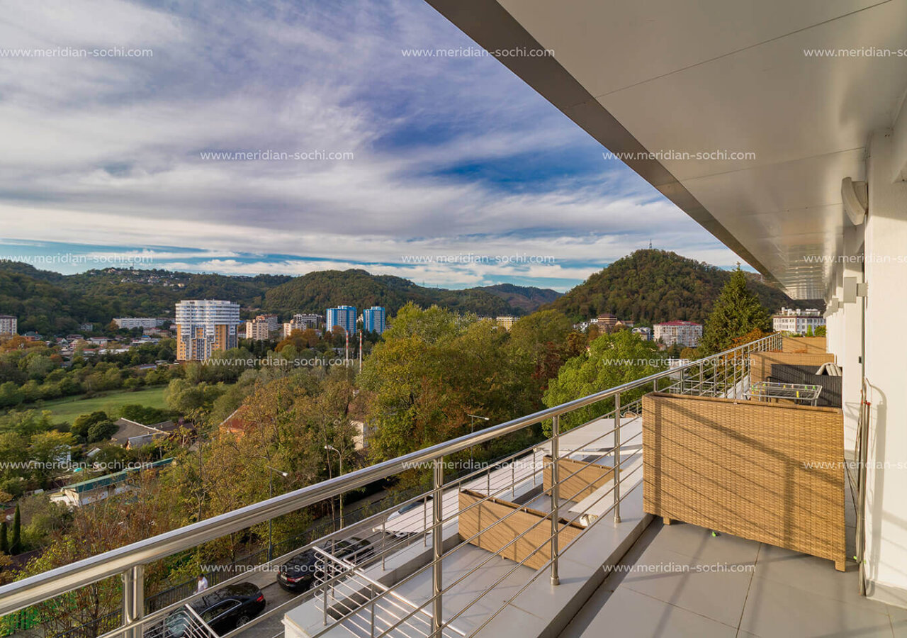 Meridian1740 Студия с видом на море и горы в Сочи