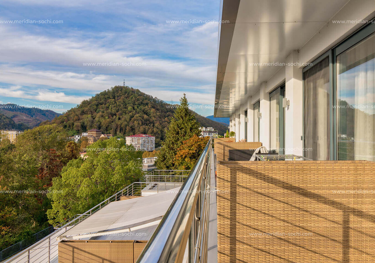 Meridian1741 Студия с видом на море и горы в Сочи