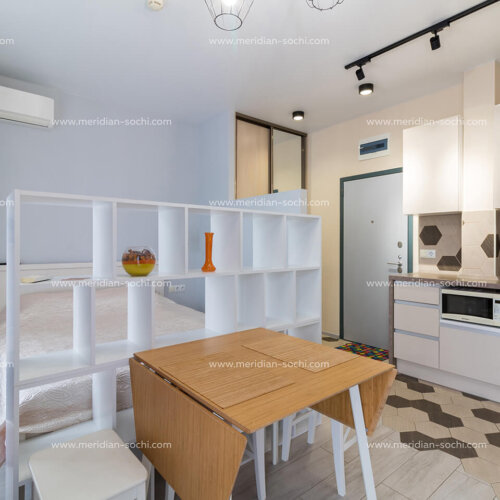 Уютная студия с террасой